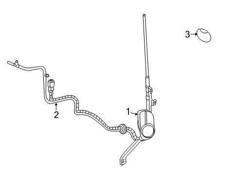 2008 Ford Explorer Sport Trac Antenna & Radio Diagram