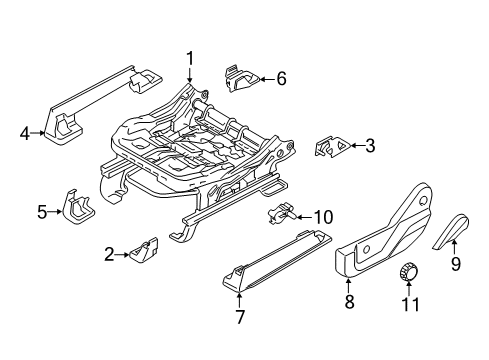 2021 Ford F-250 Super Duty Tracks & Components Diagram