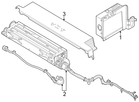 2025 Ford F-350 Super Duty Electrical Components Diagram