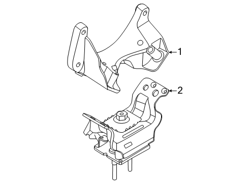 2024 Ford Ranger Trans Mounting Diagram