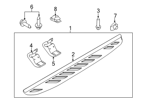 2011 Ford F-150 Tube Screw Diagram for -N806155-S437