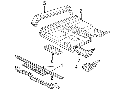 1989 Ford F-150 Floor Diagram