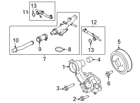 2017 Ford Fusion Water Pump Diagram 5 - Thumbnail