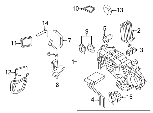 2015 Lincoln Navigator Auxiliary Heater & A/C Diagram
