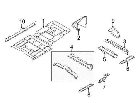 2016 Ford Expedition Rear Body Diagram