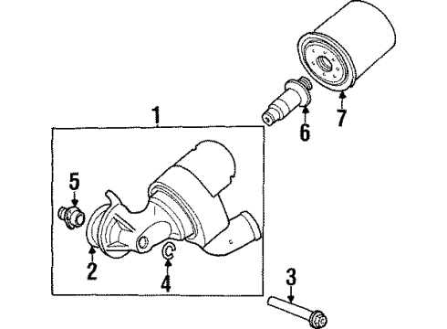 2000 Mercury Mountaineer Oil Cooler Diagram