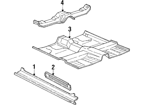 1986 Ford Tempo Rocker Panel Diagram