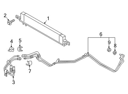 2020 Ford Mustang Trans Oil Cooler - Belts Diagram 2 - Thumbnail