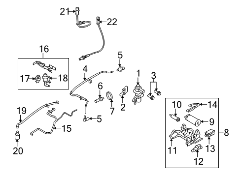2008 Mercury Mariner EGR System Diagram 3 - Thumbnail