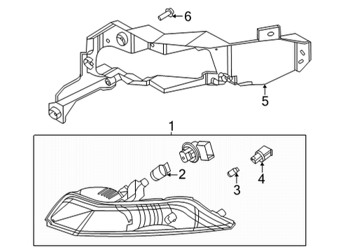2021 Ford Mustang Park Lamps Diagram