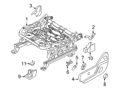 2018 Ford EcoSport Tracks & Components Diagram