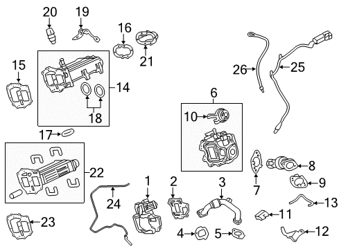 2022 Ford F-350 Super Duty Emission Components Diagram 4 - Thumbnail
