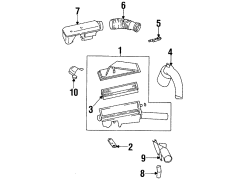2000 Mercury Mystique Air Intake Diagram