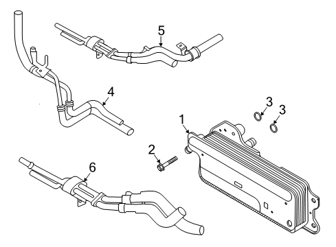 2024 Lincoln Aviator Trans Oil Cooler Diagram