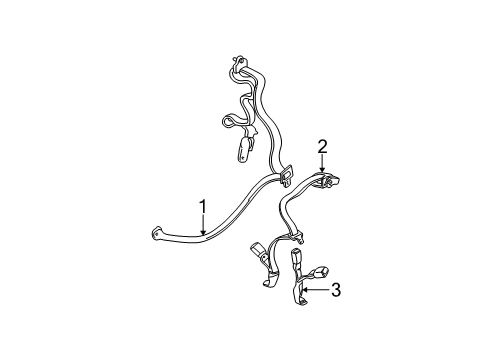 2007 Ford Taurus Rear Seat Belts Diagram