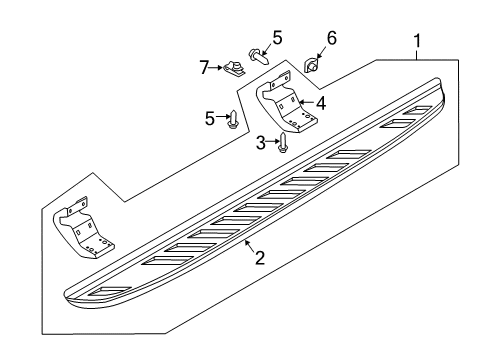 2013 Ford F-150 Running Board Diagram 9 - Thumbnail