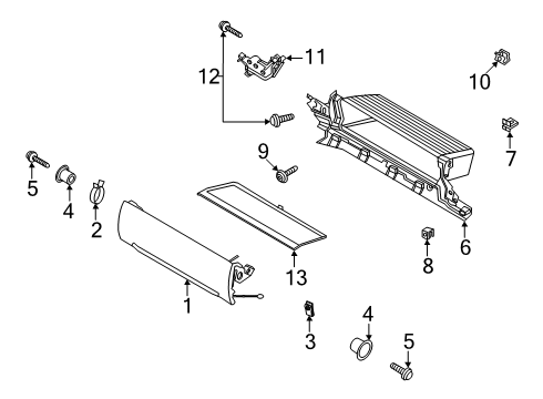 2025 Ford F-150 Glove Box Diagram 4 - Thumbnail