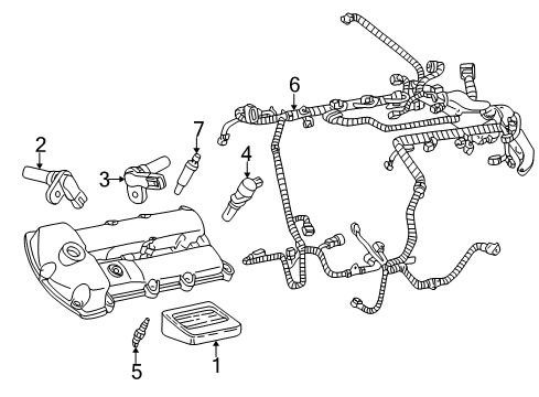 2005 Ford Thunderbird Ignition System Diagram