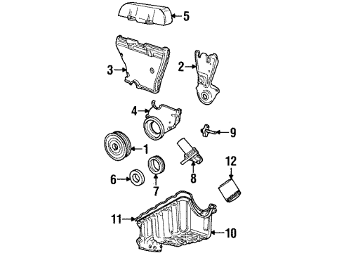2000 Ford Contour Engine Parts Diagram