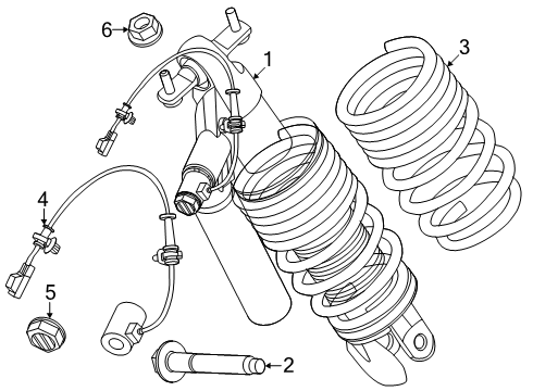 2024 Ford Bronco Struts & Components Diagram 4 - Thumbnail