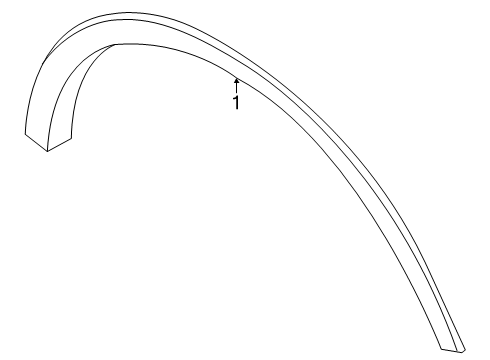 2024 Lincoln Nautilus Exterior Trim - Quarter Panel Diagram