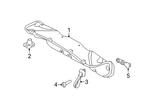 2010 Lincoln MKZ Interior Trim - Trunk Diagram