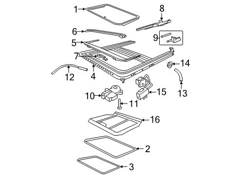 2003 Ford Explorer Moonroof Diagram