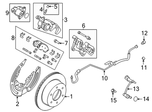 2024 Ford Bronco Anti-Lock Brakes Diagram