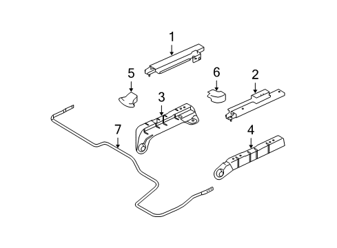 2008 Ford F-250 Super Duty Tracks & Components Diagram 2 - Thumbnail