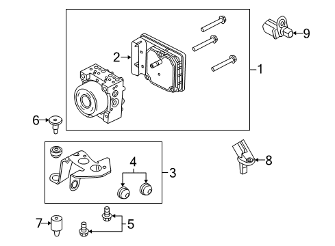 2013 Ford Focus Modulator Valve Diagram for EV6Z-2C405-E