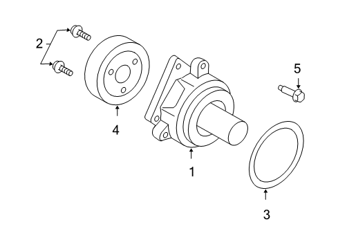 2008 Ford Escape Water Pump Diagram 3 - Thumbnail