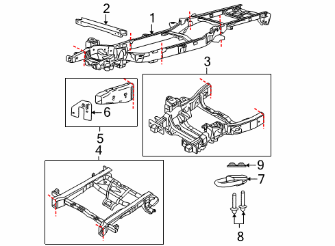 2014 Ford F-150 Frame & Components Diagram 5 - Thumbnail