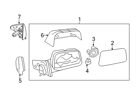 2007 Lincoln MKX Mirrors Diagram