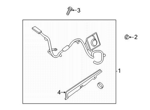 2024 Ford Escape Fender & Components Diagram