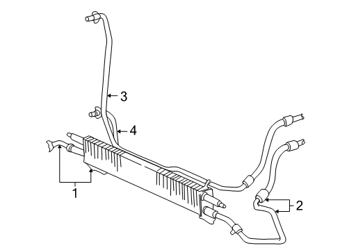 2006 Mercury Monterey Trans Oil Cooler Diagram