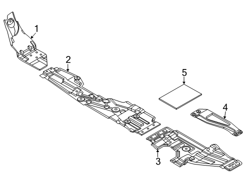 2024 Ford Ranger Heat Shields Diagram