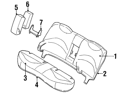 1997 Ford Crown Victoria Rear Seat Diagram