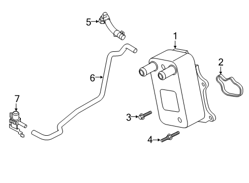 2024 Ford Explorer Engine Oil Cooler Diagram