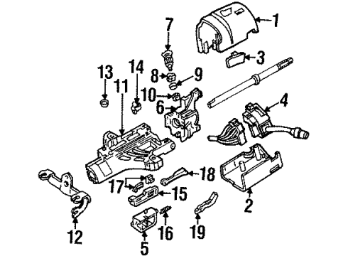 1997 Ford Ranger Housing & Components Diagram 2 - Thumbnail