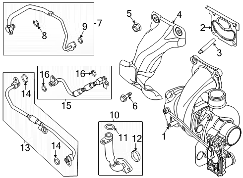 2024 Lincoln Corsair Turbocharger Diagram