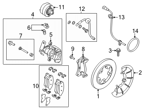 2024 Ford Transit-250 Brake Components Diagram 5 - Thumbnail
