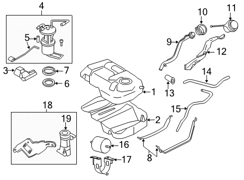 2008 Ford Escape Fuel Supply Diagram