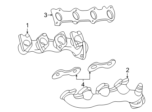 2000 Ford Excursion Exhaust Manifold Diagram 2 - Thumbnail
