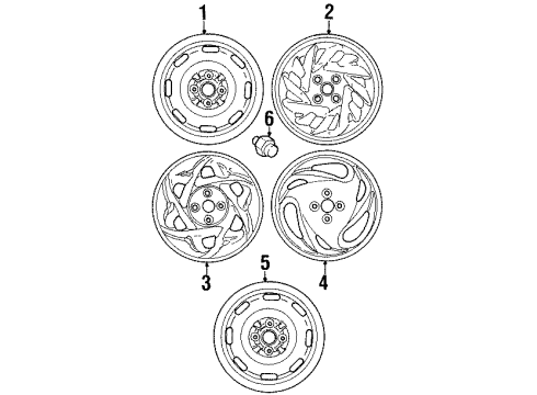 1999 Ford Escort Wheels Diagram