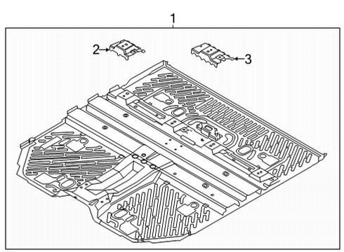2024 Ford Mustang Mach-E Floor Diagram