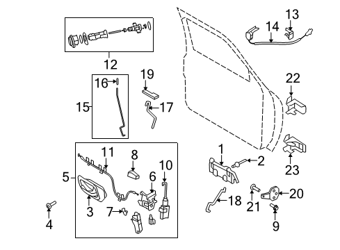 2005 Ford Ranger Door Diagram