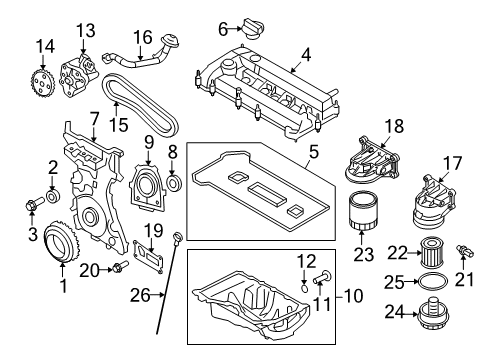 2011 Mercury Mariner Engine Parts Diagram
