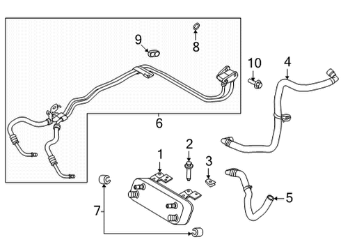 2025 Ford Bronco Trans Oil Cooler Diagram