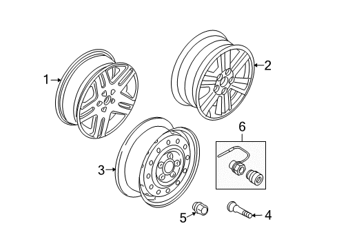 2011 Mercury Mariner Wheels Diagram