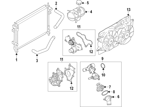 2016 Ford Mustang Cooling System Diagram 2 - Thumbnail